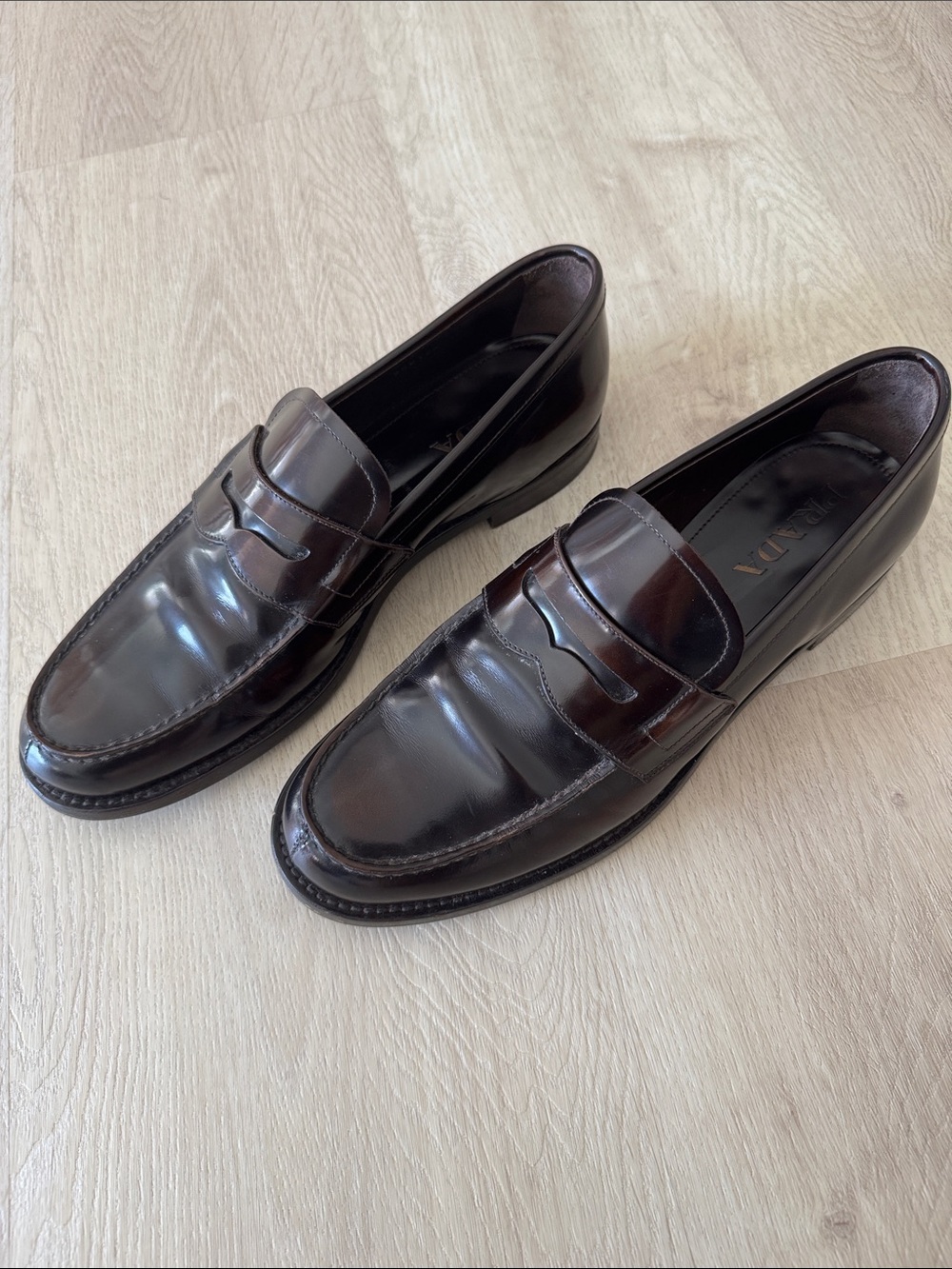 PRADA LOAFER SHOES 2DB158 CORDOVAN